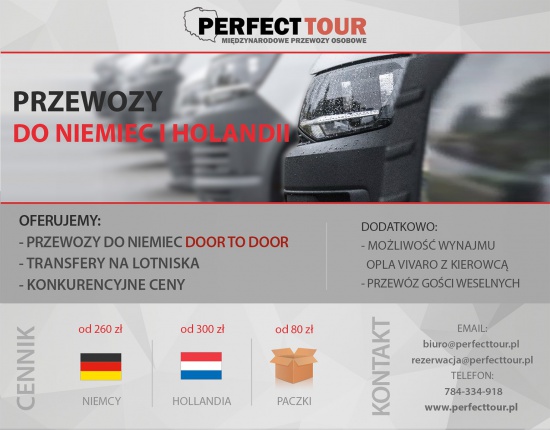 Perfecttour  Międzynarodowy Transport Osób i paczek